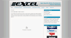 Desktop Screenshot of excelfitness.ca