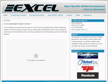 Tablet Screenshot of excelfitness.ca
